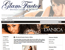 Tablet Screenshot of glamfactor.com